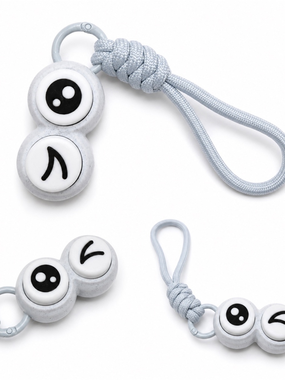 Eye Clicker Fidget Keychain | Cute Bag Charm | ADHD Desk Toy | Wink